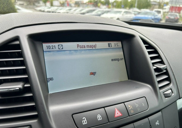 Opel Insignia cena 31900 przebieg: 165000, rok produkcji 2010 z Strzelce Opolskie małe 254